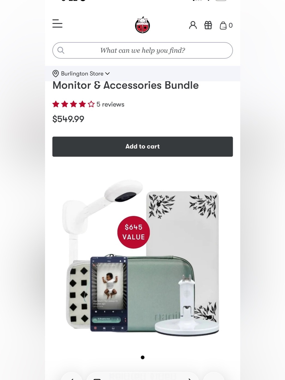 Nanit Baby Monitor & Accessories Bundle